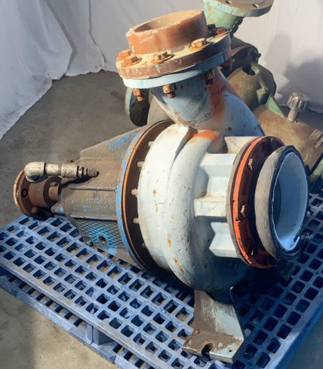 HS-0257_5537 ALLIS CHALMERS CSO 6X8-15 316 STAINLESS STEEL PUMP HS-0257