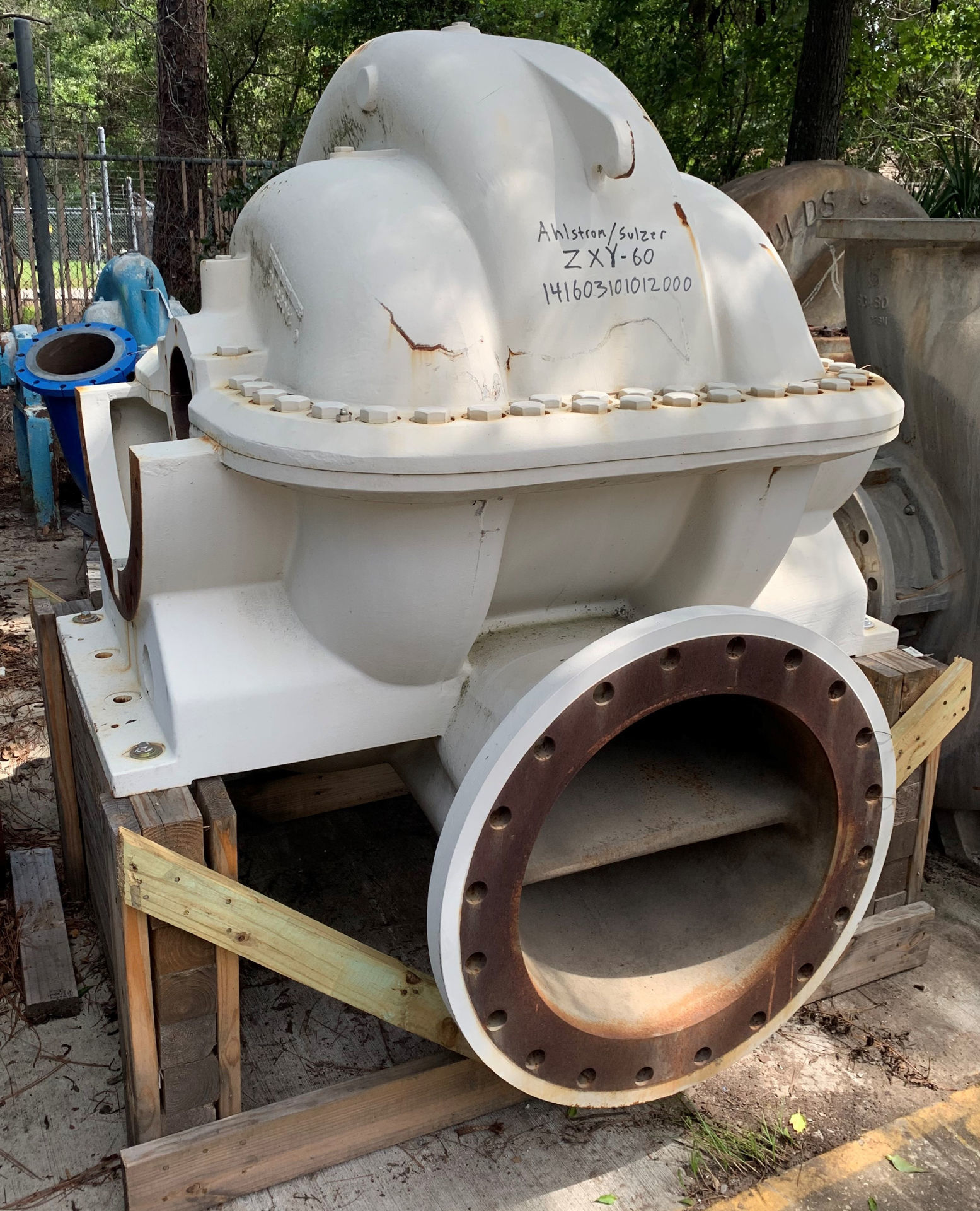 AHLSTROM SULZER ZXY-60 10X12-18 CAST IRON PUMP HS-0271