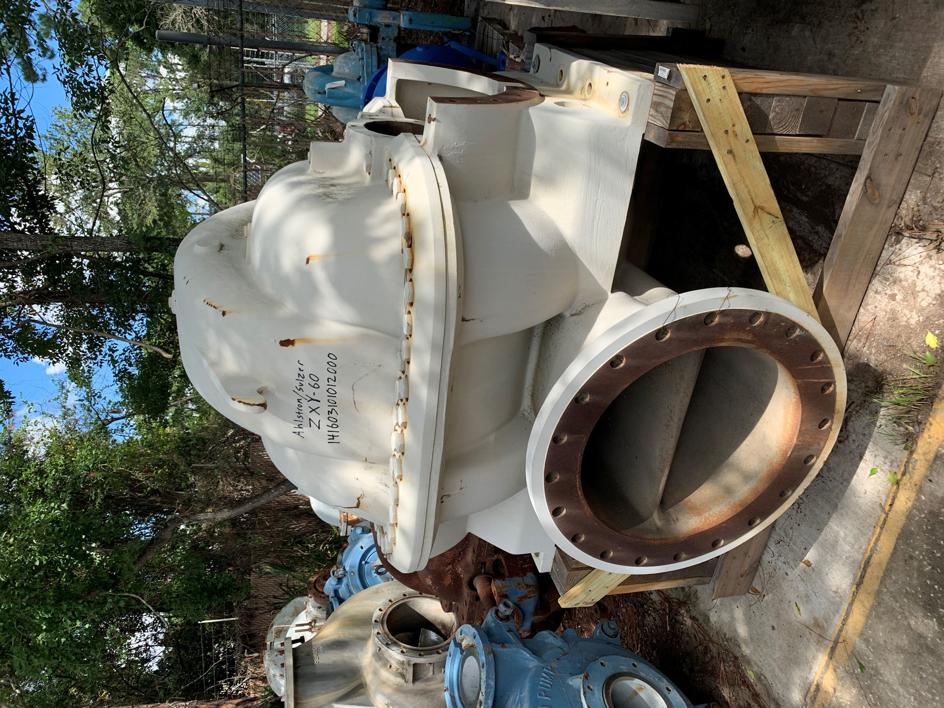 AHLSTROM SULZER ZXY-60 10X12-18 CAST IRON PUMP HS-0271 B