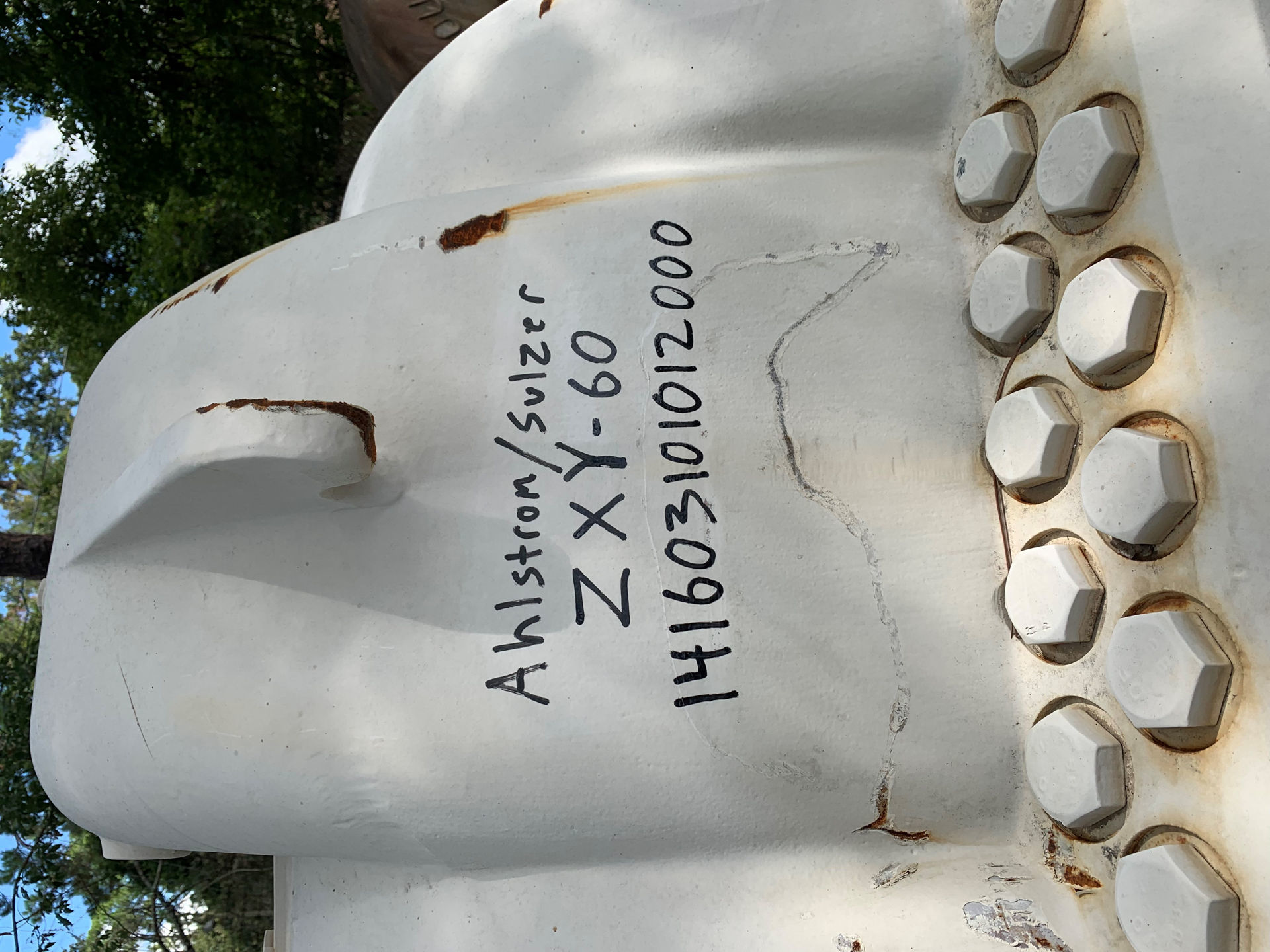 AHLSTROM SULZER ZXY-60 10X12-18 CAST IRON PUMP HS-0271 C