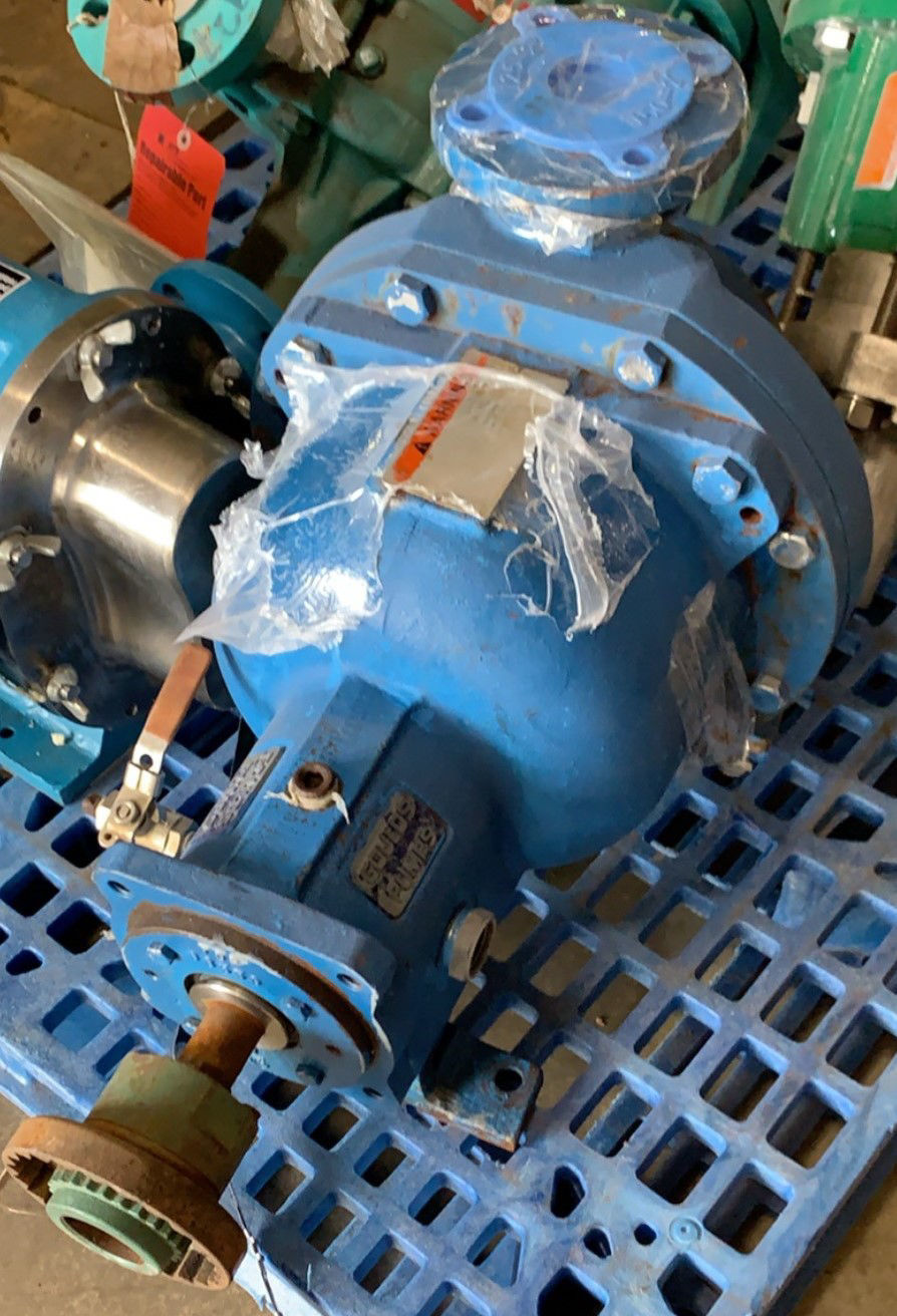 GOULDS 3298 2X3-8 DUCTILE IRON/ TEFLON PUMP HS-0253