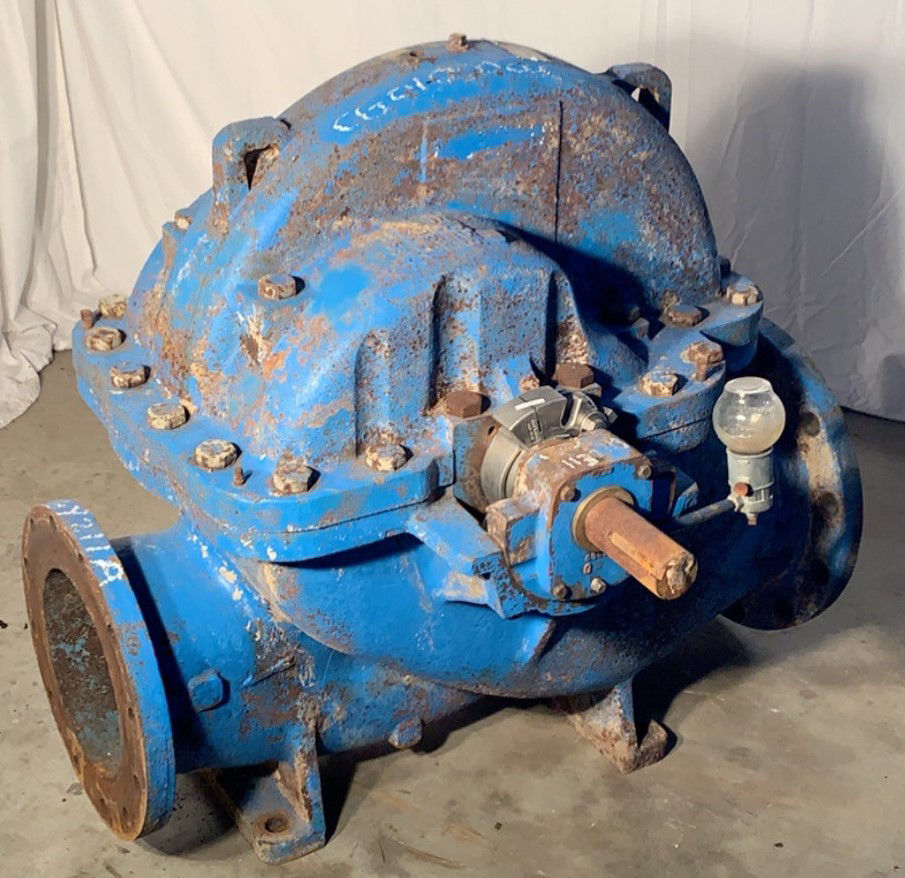 GOULDS 3410XL 10X12-17 CAST IRON/BRONZE FITTED PUMP HS-0274